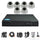6-Camera Complete Hikvision CCTV Surveillance Kit