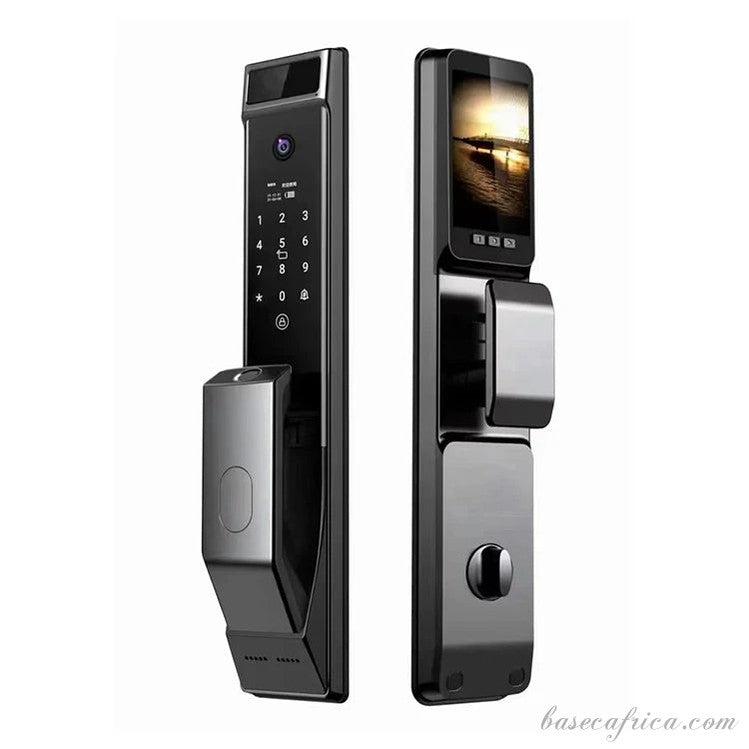 BAS136 Basec Smart Lock With Facial Recognition, Fingerprint, App, Password, Key, Wifi, Card, Etc