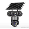 4G Triple Lens Solar PTZ Camera