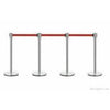 Basec BAS-SPS Silver Stainless Steel Stanchion –Isolated, 4Poles