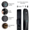 Basec BAS127 Smart Lock With Biometrics, Fingerprint, Access Card, Password, Doorbell, Tuya App and Manual Keys