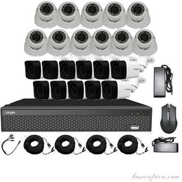 20PCS 5MP Hybrid Indoor Camera Surveillance Kit - Complete Setup with DVR, Storage, and Accessories