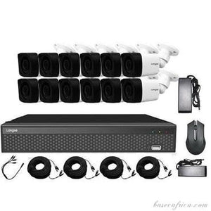 12-Camera Outdoor Hikvision CCTV System