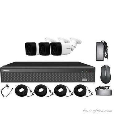 3-Camera Outdoor Hikvision CCTV Security System