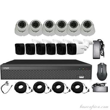 12-Camera Hikvision CCTV System (6 Indoor + 6 Outdoor Cameras)