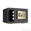 BAS20CM-2 Basec Luxury Mini Fireproof Safe Box With Password and Manual Key Unlock