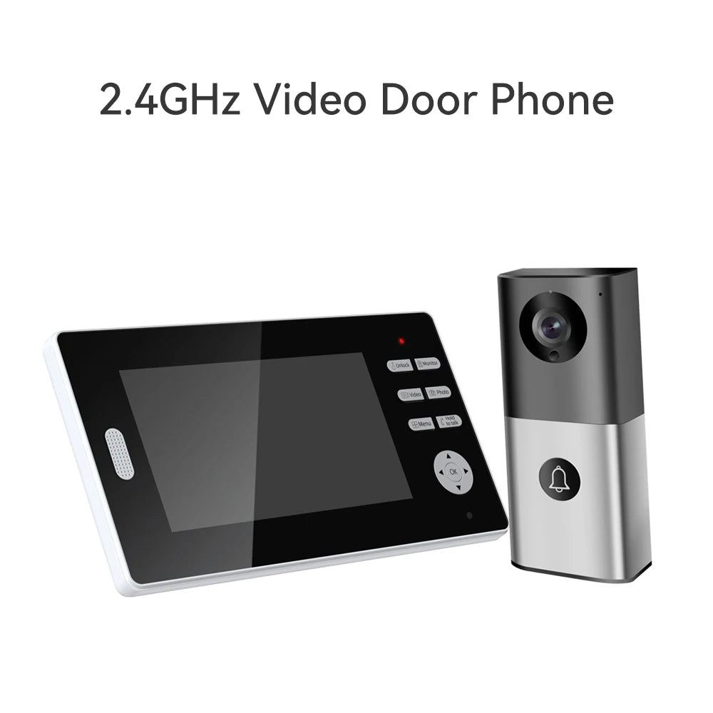 Basec BAS93DP Wireless Video Door Phone For Homes and Offices