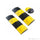 2 Meter Rubber Speed Bump With Cap