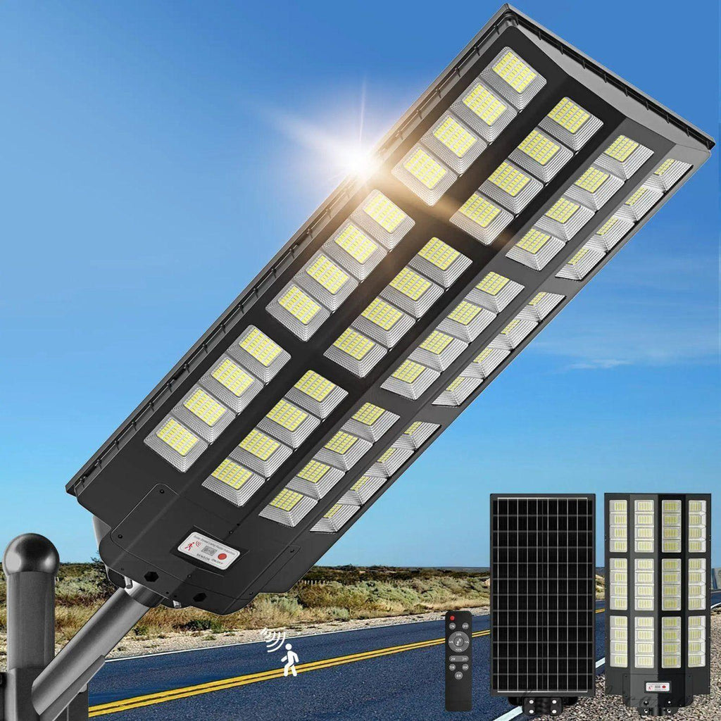 BASEC 800W Solar Street Light High Power Outdoor Security Lighting