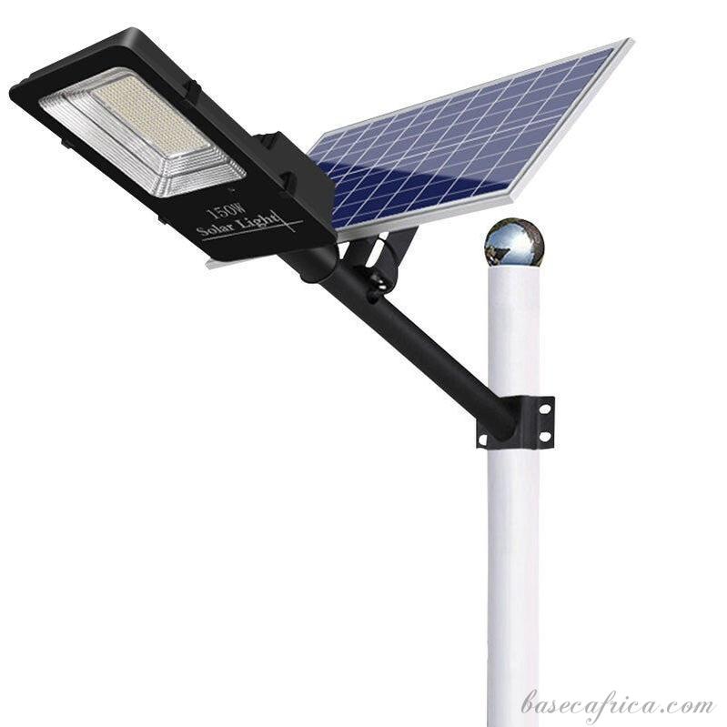 BASEC 150W Solar Street Light High Power Outdoor Security Lighting