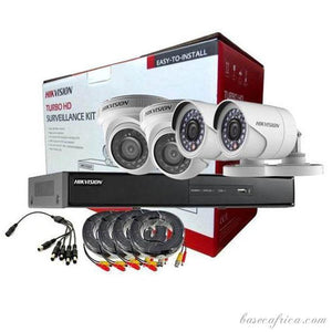 4 Channel 2MP 1080P Hikvision CCTV Camera With Installation Kits (2 Indoor and 2 Outdoor)