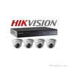 4 Channel Hikvision 2mp 1080p CCTV Camera With Installation Kits (4 Indoors)