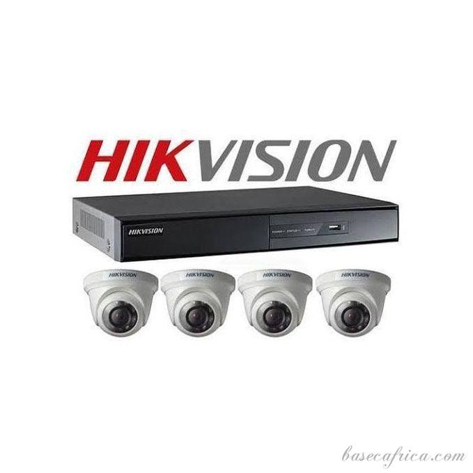 4 Channel Hikvision 2mp 1080p CCTV Camera With Installation Kits (Indoor)