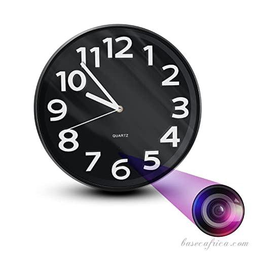 Hidden Spy Camera Wi-Fi Wall Clock