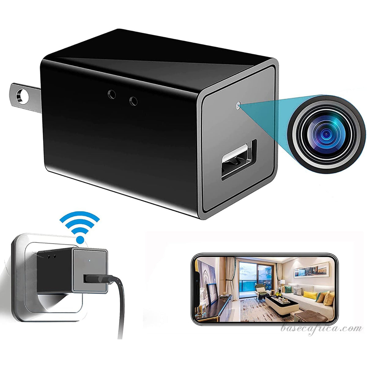 Hidden Spy Camera Charger