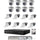 16 Channel 2mp 1080p Hikvision CCTV Camera Combo (8 Indoors and 8 Outdoors)