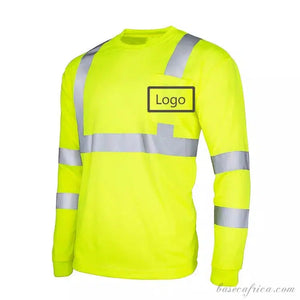 Breathable Construction Long Sleeve Pullover High Visibility Reflective Shirt