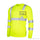 Breathable Construction Long Sleeve Pullover High Visibility Reflective Shirt
