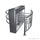 Stainless Steel Half Height Single Lane Turnstile Gate