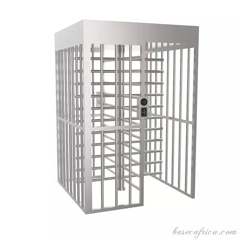 Basec BAS-AFTG01-CU Automatic Full Height Cube Turnstile Gate With Control Board, Software, Encoder, RFID Reader and Cards( 1 Set )