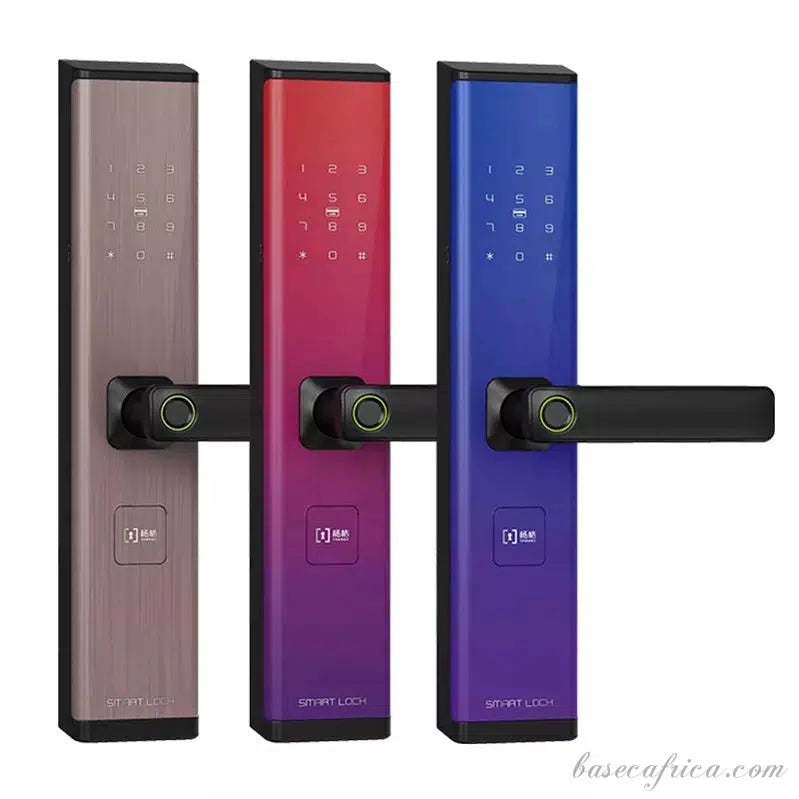 BAS135 Smart Lock With Biometric, App, Code, Key, Wifi And RFID Card.