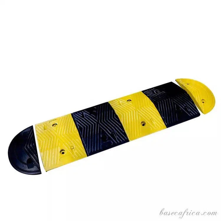 1 Meter 70mm Rubber Speed Bump With Cap