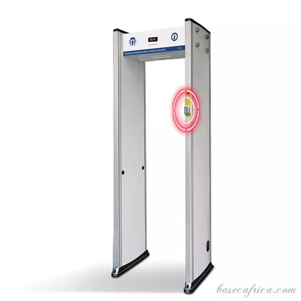 Walkthrough Metal Detector With Infrared Thermometer