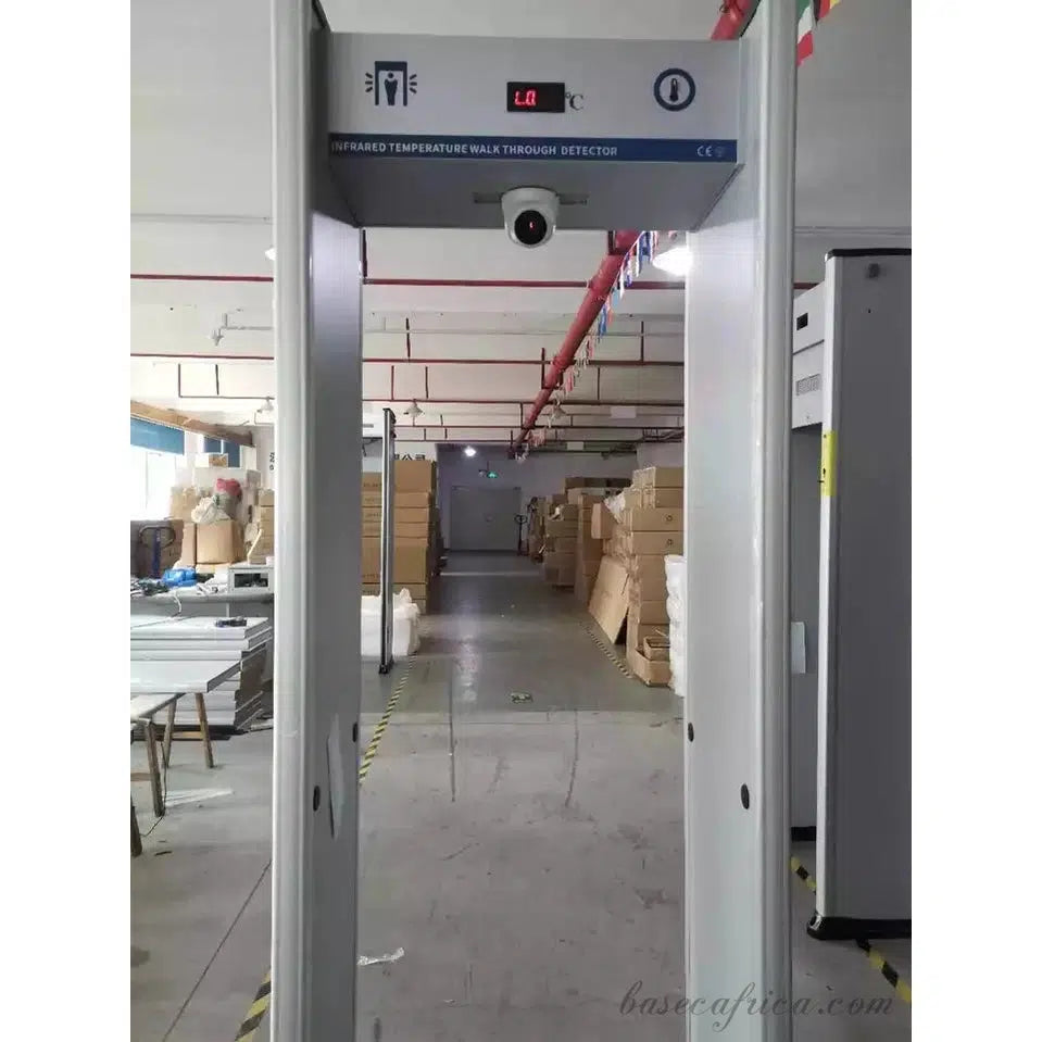 Walkthrough Metal Detector With Infrared Thermometer