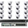 16 Channel 2mp 1080p Hikvision CCTV Camera Combo With Installation Kits (16 Indoors Only)