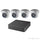 4 Channel Hikvision 2mp 1080p CCTV Camera With Installation Kits (4 Indoors)